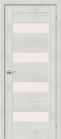 Межкомнатная дверь   Порта-23 Bianco Veralinga Magic Fog 200*60,  модерн,  остекленные,  Композитный мебельный щит на основе высококачественного соснового бруса и MDF. spBRV057-0103