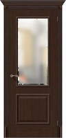 Межкомнатная дверь   Классико-13 Thermo Oak Magic Fog 200*60,  классика,  остекленные,  Композитный мебельный щит на основе высококачественного соснового бруса и MDF. spBRV097-0178