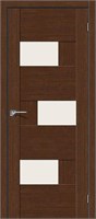 Межкомнатная дверь   Легно-39 Brown Oak Magic Fog 200*60,  модерн,  остекленные,  Композитный мебельный щит на основе высококачественного соснового бруса и MDF. spBRV005-0327