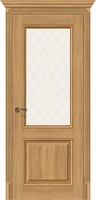 Межкомнатная дверь   Классико-33 Anegri Veralinga White Сrystal 200*60,  классика,  остекленные,  Композитный мебельный щит на основе высококачественного соснового бруса и MDF. spBRV097-0270