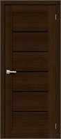 Межкомнатная дверь   Вуд Модерн-22 Golden Oak Black Star 200*60,  модерн,  остекленные,  Мебельный щит на основе высококачественного соснового бруса и MDF. spBRV125-0001