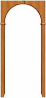 Арка портал   Бравo Milano Vero 230*70-150*40,  классика,  ,  МДФ. spBRV016-0523