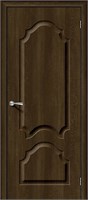 Межкомнатная дверь   Скинни-32 Dark Barnwood 200*60,  классика,  глухие,  Брус хвойных пород, МДФ, сотовый наполнитель. spBRV146-0431
