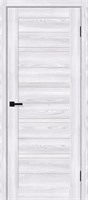 Межкомнатная дверь   Браво-28 Riviera Ice Magic Fog 200*60,  модерн,  остекленные, spBRV153-0648