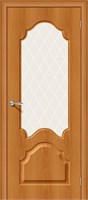 Межкомнатная дверь   Скинни-33 Milano Vero White Сrystal 200*60,  классика,  остекленные,  Брус хвойных пород, МДФ, сотовый наполнитель. spBRV146-0482