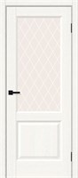 Межкомнатная дверь   Неоклассик-33 White Wood White Сrystal 200*60,  неоклассика,  остекленные,  Композитный мебельный щит на основе высококачественного соснового бруса и древесных плит. spBRV153-0893