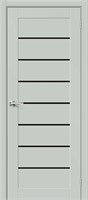 Межкомнатная дверь   Браво-22 Grey Matt Black Star 200*60,  модерн,  остекленные, spBRV066-0110