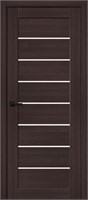 Межкомнатная дверь   Браво-22 Wenge Melinga Magic Fog 200*60,  модерн,  остекленные, spBRV153-1116