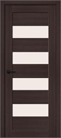 Межкомнатная дверь   Браво-23 Wenge Melinga Magic Fog 200*60,  модерн,  остекленные, spBRV153-1120