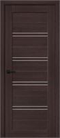 Межкомнатная дверь   Браво-28 Wenge Melinga Magic Fog 200*60,  модерн,  остекленные, spBRV153-1124