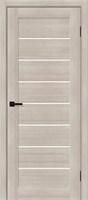 Межкомнатная дверь   Браво-22 Cappuccino Melinga Magic Fog 200*60,  модерн,  остекленные, spBRV153-1146