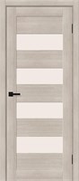 Межкомнатная дверь   Браво-23 Cappuccino Melinga Magic Fog 200*35,  модерн,  остекленные, spBRV153-1154