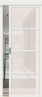 Межкомнатная дверь   Твигги-11.3 White Matt Magic Fog 200*60,  модерн,  остекленные, spBRV066-0206