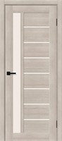 Межкомнатная дверь   Браво-27 Cappuccino Melinga Magic Fog 200*60,  модерн,  остекленные, spBRV153-1232