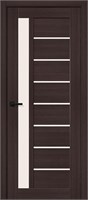 Межкомнатная дверь   Браво-27 Wenge Melinga Magic Fog 200*60,  модерн,  остекленные, spBRV153-1300