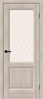 Межкомнатная дверь   Неоклассик-33 Cappuccino Melinga White Сrystal 200*60,  неоклассика,  остекленные,  Композитный мебельный щит на основе высококачественного соснового бруса и древесных плит. spBRV153-1337