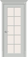 Межкомнатная дверь   Скинни-11.1 Grace Magic Fog 200*60,  классика,  остекленные,  Брус хвойных пород, МДФ. spBRV013-0531