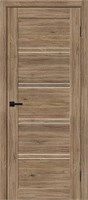 Межкомнатная дверь   Браво-28 Original Oak Magic Fog 200*60,  модерн,  остекленные, spBRV153-1465
