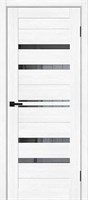 Межкомнатная дверь   Браво-30 Snow Melinga Mirox Grey 200*60,  модерн,  остекленные, spBRV153-1489