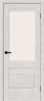 Межкомнатная дверь   Прима-3 Look Art White Сrystal 200*60,  неоклассика,  остекленные,  Композитный мебельный щит на основе высококачественного соснового бруса и древесных плит. spBRV153-1497