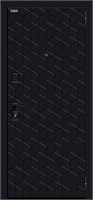 Входная дверь   Кьюб (RBE) Total Black/Super White 205*86 левое,  модерн,  панель/панель, spBRV033-2238