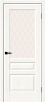 Межкомнатная дверь   Неоклассик-35 White Wood White Сrystal 200*60,  неоклассика,  остекленные,  Композитный мебельный щит на основе высококачественного соснового бруса и древесных плит. spBRV153-1658