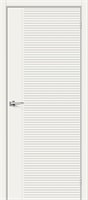 Межкомнатная дверь   Граффити-33.0 Whitey 200*60,  модерн,  глухие,  Брус хвойных пород, МДФ, сотовый наполнитель. spBRV013-1406