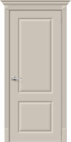 Межкомнатная дверь   Скинни-12 Creamy 200*60,  классика,  глухие,  Брус хвойных пород, МДФ, сотовый наполнитель. spBRV013-1454