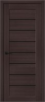Межкомнатная дверь   Браво-22 Wenge Melinga Black Shine 200*60,  модерн,  глухие, spBRV153-4355