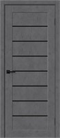 Межкомнатная дверь   Браво-22 Slate Art Black Shine 200*60,  модерн,  глухие, spBRV153-4392