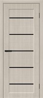 Межкомнатная дверь   Мода-22 Black Line Cream Melinga 200*60,  модерн,  глухие, spBRV153-4439