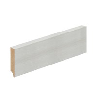 Плинтус S-70.16 Bianco Melinga,  модерн,   MDF. spBRV156-0346
