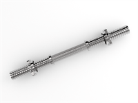 Гриф гантельный UNIX Fit 41 см / 25 мм Chrome msk25 unt_BU410CE