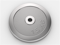 Диск хромированный UNIX Fit 15 кг / 25 мм msk25 unt_DU15000CE