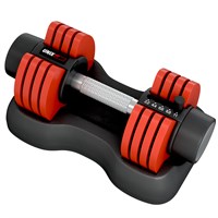 Гантель со ступенчатой регулировкой UNIX Fit 11 кг красная msk25 unt_DBREGU11RD