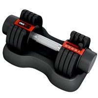 Гантель со ступенчатой регулировкой UNIX Fit 11 кг черная msk25 unt_DBREGU11BK