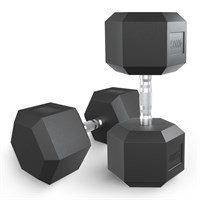 Гантель гексагональная UNIX Fit обрезиненная 40 кг / шт. msk25 unt_DBHEX40