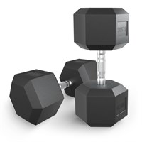 Гантель гексагональная UNIX Fit обрезиненная 42,5 кг / шт. msk25 unt_DBHEX42_5