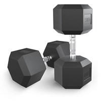 Гантель гексагональная UNIX Fit обрезиненная 45 кг / шт. msk25 unt_DBHEX45