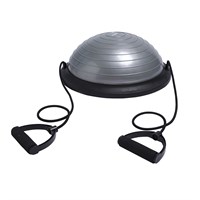 Полусфера балансировочная UNIX Fit с эспандерами, 46 см msk25 unt_BSSP46