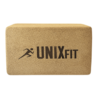 Блок для йоги и фитнеса UNIX Fit пробковый 22.5 х 15 х 7.5 см, 1 шт msk25 unt_YBU200GCR