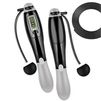 Скакалка UNIX Fit с электронным счетчиком прыжков, 300 см, черная msk25 unt_SPRPWCBL