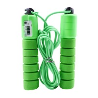 Скакалка UNIX Fit с механическим счетчиком прыжков, 287 см, зеленая msk25 unt_SPRPWGR