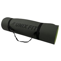 Коврик для йоги и фитнеса UNIX Fit двусторонний, 180 х 61 х 0,6 см, двуцветный, зеленый msk25 unt_YMU6MMGN