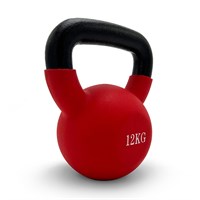 Гиря UNIX Fit виниловая 12 кг Red msk25 unt_KBVIN12RD