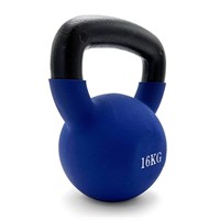 Гиря UNIX Fit виниловая 16 кг Blue msk25 unt_KBVIN16BL