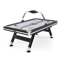 Игровой стол UNIX Line Аэрохоккей (226х125 cм) Black&White msk25 unt_GTH226X125EBKWT