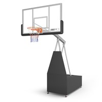 Баскетбольная стойка UNIX Line B-Stand-TG PRO 72"x42" R45 H120-305 см msk25 unt_BSTSFPPR305_72TGBK