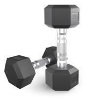Гантель гексагональная UNIX Fit обрезиненная 5 кг, 2 шт. msk25 unt_DBHEX5x2