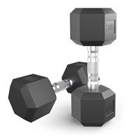 Гантель гексагональная UNIX Fit обрезиненная 10 кг, 2 шт. msk25 unt_DBHEX10x2